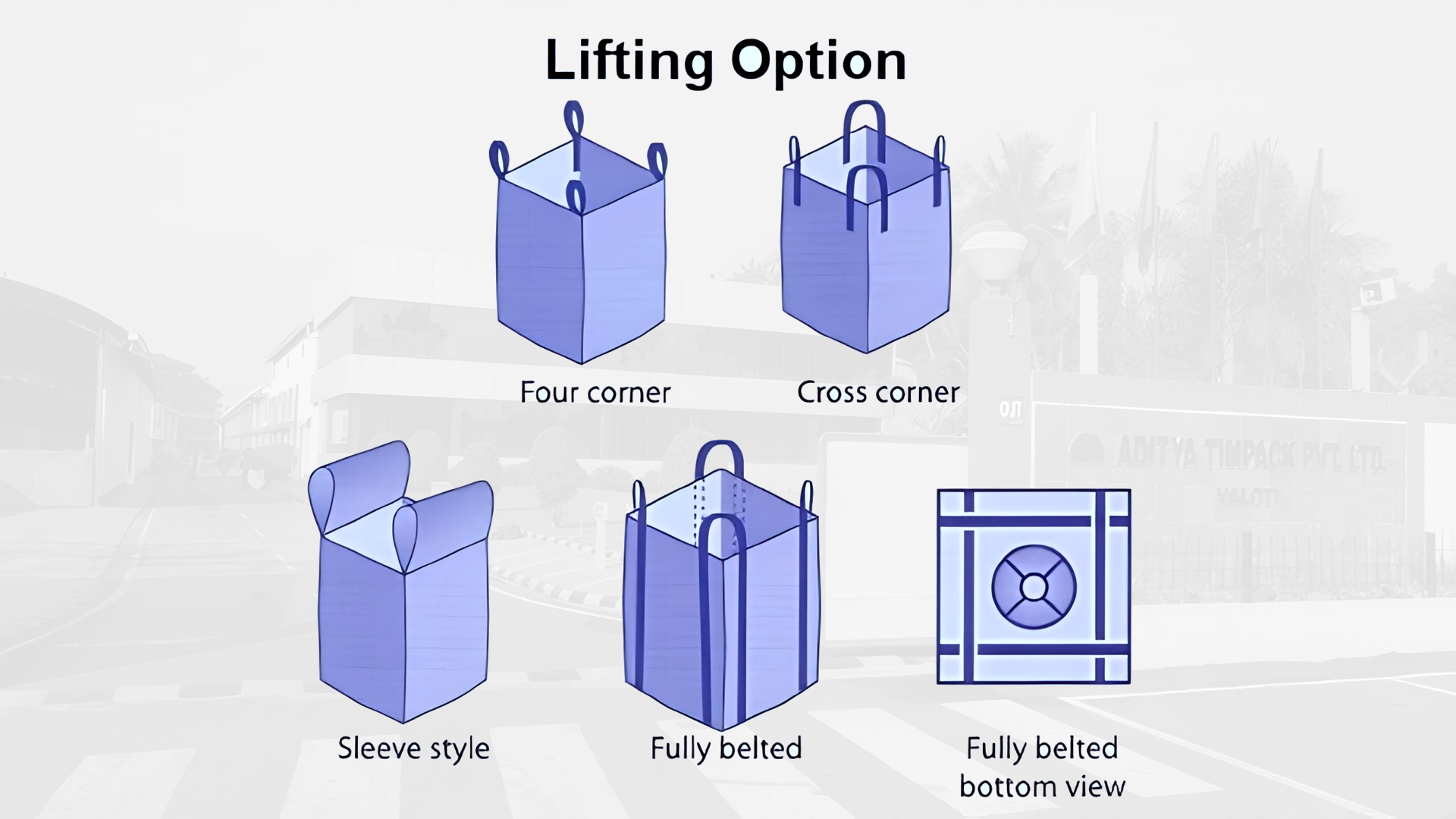 Cross Corner Bag FIBC Jumbo Bags Manufacturer India